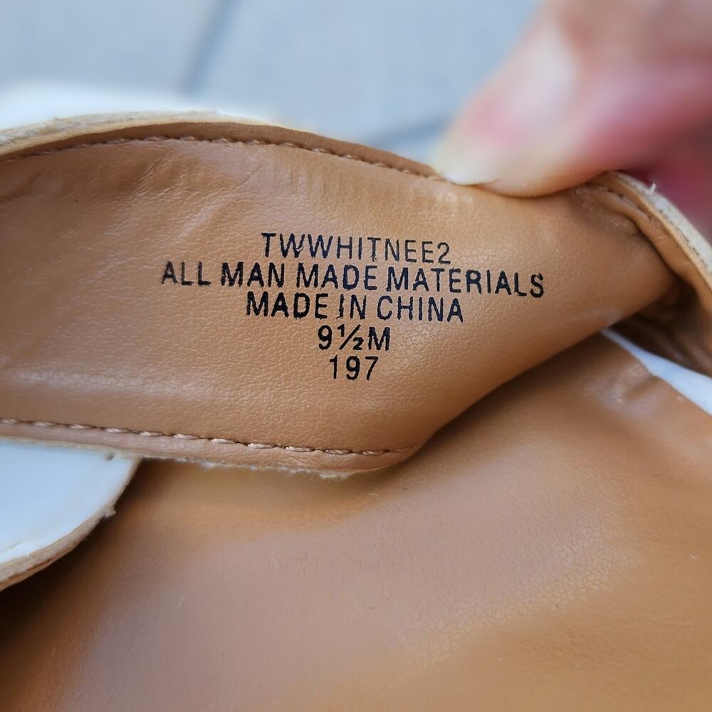 Tommy Hilfiger Whitnee Slingback Wooden Heel Sandals 9.5 - Picture 7 of 13